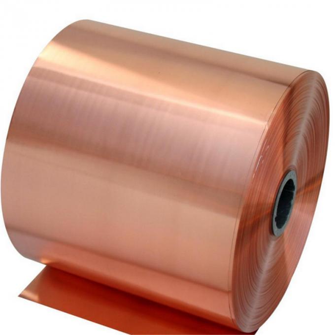 Li Ion Battery 6um 8um 10um Rolled Copper Foil 0
